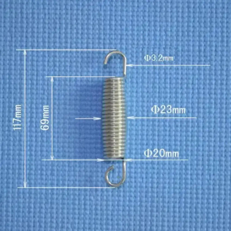 Habicare HBC Trampoline Replacement Steel Springs (Pack of 10) Habicare Trampoline Springs & T-Hook Tool