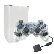 Transparent Blue PS2 Wired Controller – Dual Vibration (different colours available) – view 21