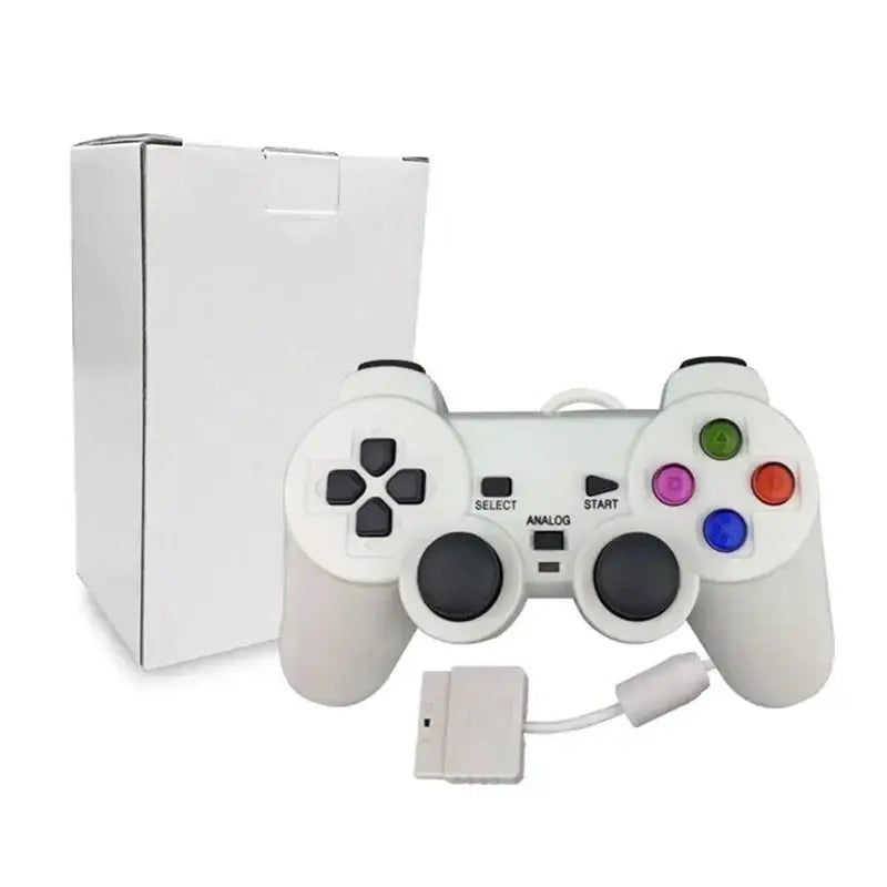Transparent Blue PS2 Wired Controller – Dual Vibration (different colours available) – view 20