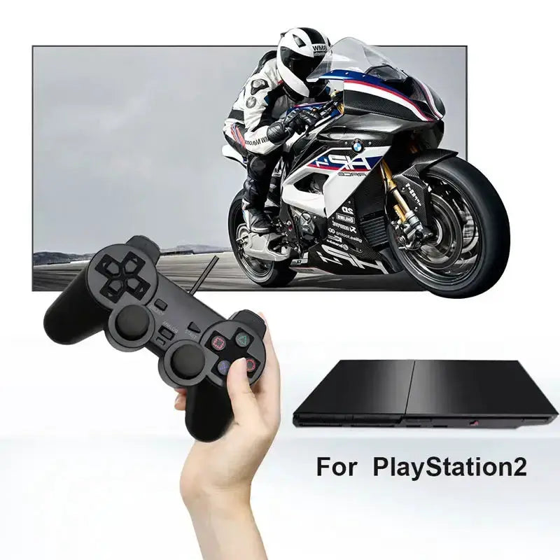 Transparent Blue PS2 Wired Controller – Dual Vibration (different colours available) – view 14