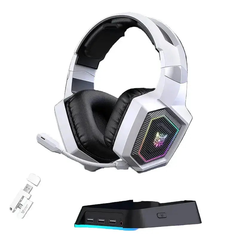 Tri-Mode 5.3 Gaming Headset with Mic (Different colours available with stickers) – view 5