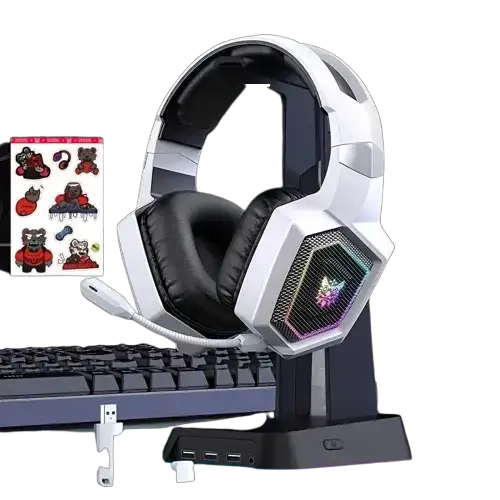 Tri-Mode 5.3 Gaming Headset with Mic (Different colours available with stickers) – view 14