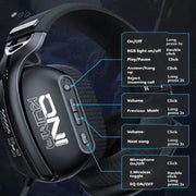 Tri-Mode RGB Gaming Headset – 2.4G Wireless & Wired, Long Life – view 11