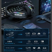Tri-Mode RGB Gaming Headset – 2.4G Wireless & Wired, Long Life – view 7