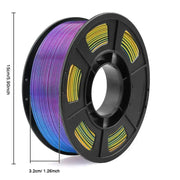 Habicare SS Tricolour Silk PLA 3D Printer Filament 1.75mm (250g) Tricolour Silk PLA 3D Printer Filament 1.75mm (250g)