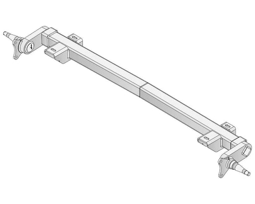 Trojan Duratorque 1750kg Straight Beam Trailer Axle For Heavy Duty Trailers Ultra Stable Ride – view 1
