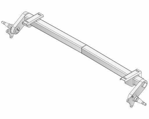 Trojan Full Beam Duratorque 1750kg Top Hat Axle With Independent Wheel Action For All Trailers – view 1