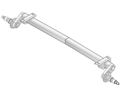 Trojan Duratorque 2200kg Trailer Axle For 12in Electric Hub Heavy Duty Independent Suspension – view 1