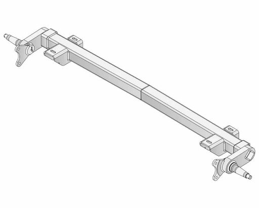 Trojan Duratorque 2200kg Straight Beam Low Rider Trailer Axle With Independent Suspension – view 1