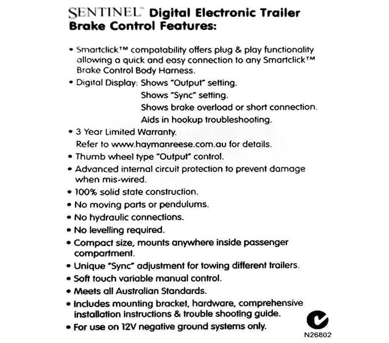 Trojan HR Sentinel Brake Controller Proportional 12V Tow – view 3