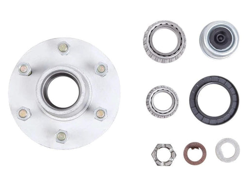 Trojan 3000kg Non Braked Hub Set Heavy Duty Fit Duratorque Beam Axles NZ Trailer Applications – view 1