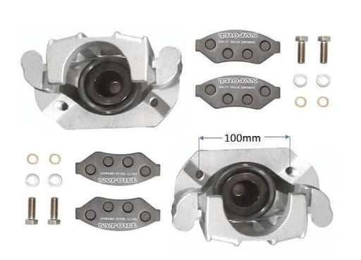 Trojan Caliper Conversion Set MK2 MK5 Cast Iron Heavy Duty Corrosion Resistant Braking Kit For Demanding Loads – view 1