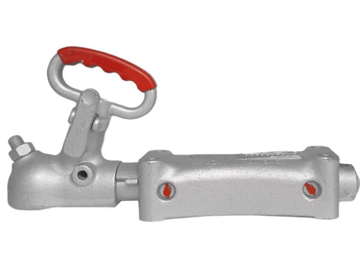 Trojan Override Hydraulic Coupling TC40 1 7 8 Inch 2500kg Spring Dampened Braked Heavy-Duty Trailer Hitch