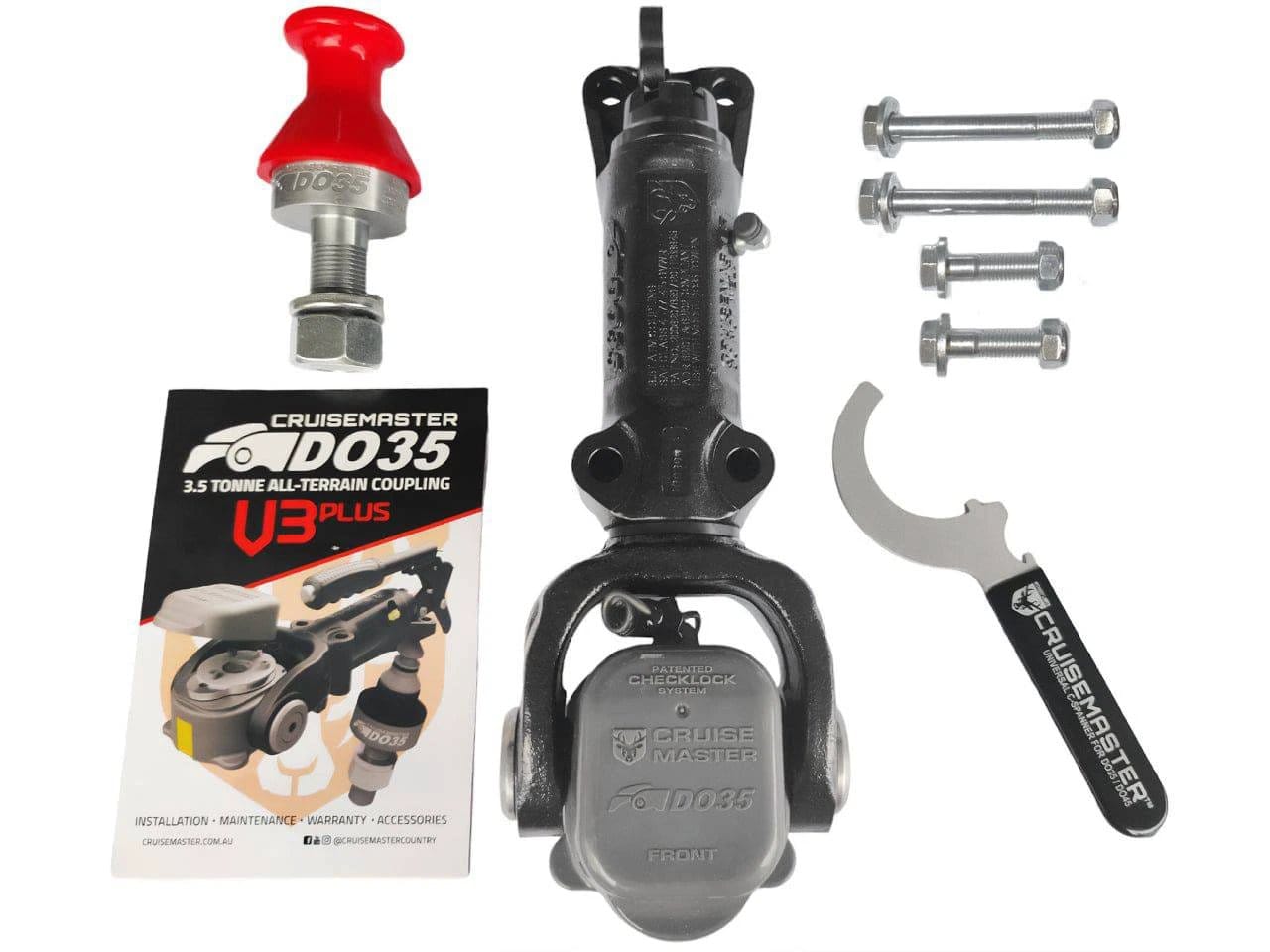 Trojan Do35 V3Plus No Handbrake 7/8 Inch Tow Pin For Safe ADR Approved Heavy Duty Caravan Towing – view 1