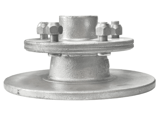 Trojan Disc Braked Early Model Hub 225mm 5x4-1/2x1/2 Retrofit Ready for Trailers – view 2
