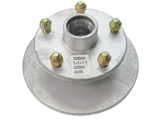 Disc Braked Early Model Hub 225mm 5 By 5 By 7 Seven Sixteenths Inch Trojan Brand Bearing Seal Kit For Vintage Hubs – view 1