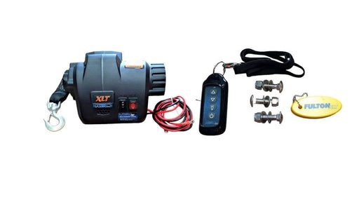 Fulton XLT 10K Lb Electric Winch For Boats Up To 26 Ft DC Powered With Wireless Remote And One Button Control – view 2