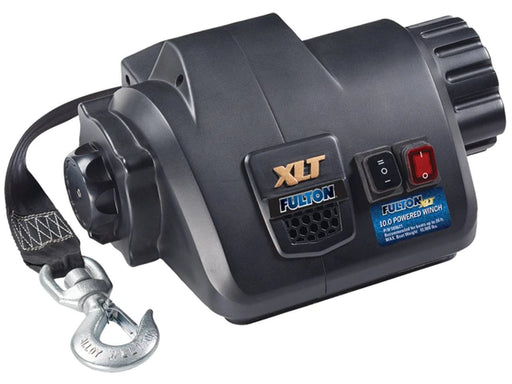 Fulton XLT 10K Lb Electric Winch For Boats Up To 26 Ft DC Powered With Wireless Remote And One Button Control – view 1