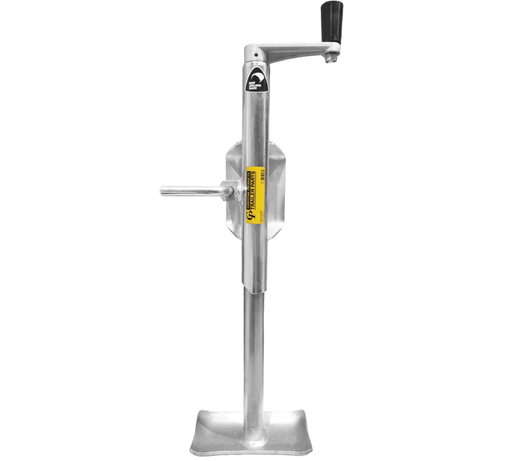 Trojan Cp J Stand Short 900kg Bolt On Heavy Duty Industrial Mounting With Flat Foot Base Zinc Swivel 260 mm Reach – view 2