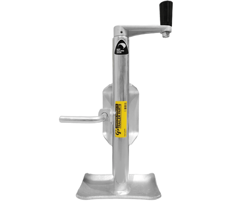 Trojan Cp J Stand Short 900kg Bolt On Heavy Duty Industrial Mounting With Flat Foot Base Zinc Swivel 260 mm Reach – view 1