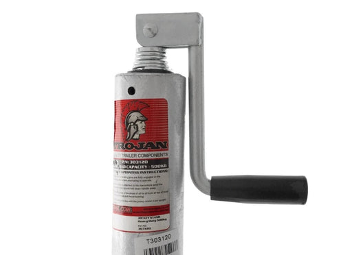 Trojan Jockey Stands Jockey Stand - 500kg T303120 Trojan Jockey Stand 500Kg Flat Foot Galvanized