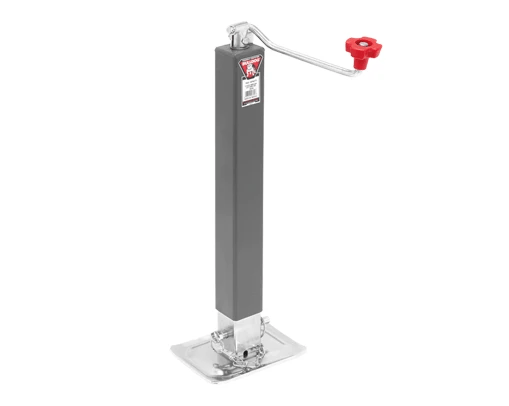 Trojan Park Leg Sq Top 8000lb Square Jack for Trailers Compact Space Saving Stability