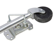 Trojan Jockey Wheels Trojan Jockey Wheel 150mm Solid Rubber Swivel Trailer Trojan Jockey Wheel 150mm Solid Rubber Wheel