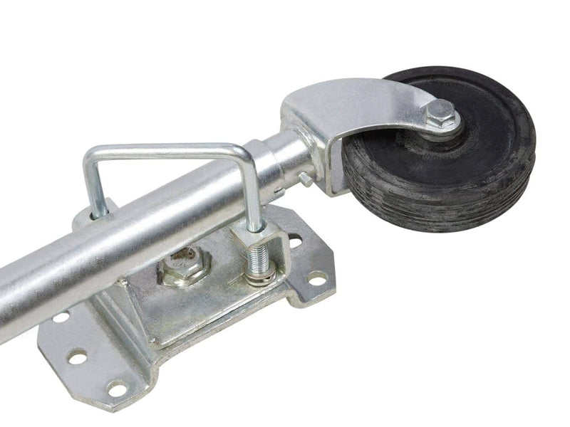Trojan Jockey Wheels Trojan Jockey Wheel 150mm Solid Rubber Swivel Trailer Trojan Jockey Wheel 150mm Solid Rubber Wheel