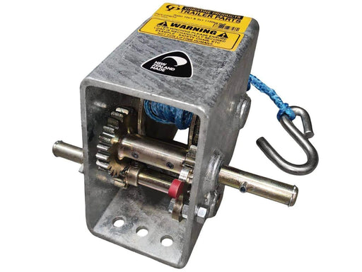 Trojan Cp Winch 10 to 1 1150kg Manual Trailer Winch with Heavy Duty Two Handles and Rope – view 2