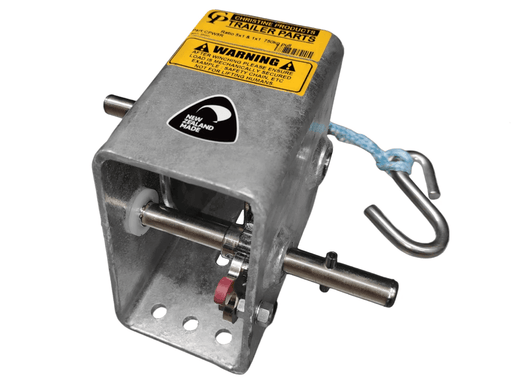 Trojan Cp Winch 5:1 750kg Manual Trailer Winch With 1 Handle And Rope For Heavy Duty Industrial Use – view 2