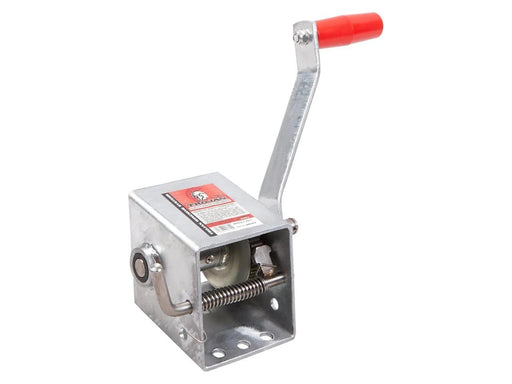 Trojan Manual Trailer Winch 250kg Max Pull For Boats Rugged Marine Grade All Weather 6m Wire Rope – view 4
