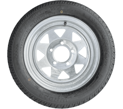 Trojan 13 Inch Wheel and Tyre Assembly for Trailers 900kg Capacity Galvanised Rim 8 Ply Highway Tyre – view 3