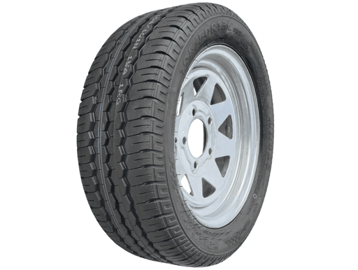 Trojan 13 Inch Wheel and Tyre Assembly for Trailers 900kg Capacity Galvanised Rim 8 Ply Highway Tyre – view 2