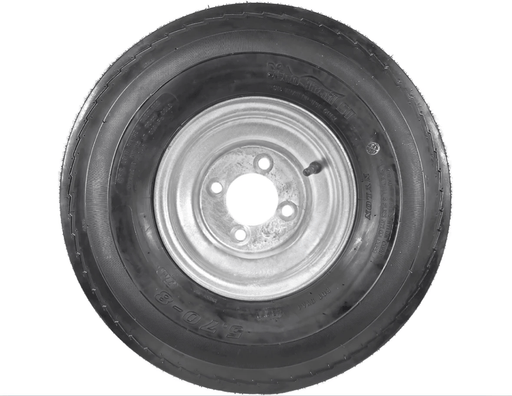 8 Inch Wheel and Tyre Assembly Centre 4x4 Pneumatic Tyre 570x8 with Galvanised Rim – view 1