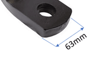 Trojan Tow Ball Mounts Hitch Cush Ballmnt 2" 4" Drop 10k lbsGVW Trojan Hitch Cush Ball Mount 2in 4in Drop