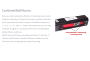 Trojan Tow Ball Mounts Hitch Cush Ballmnt 2" 4" Drop 10k lbsGVW Trojan Hitch Cush Ball Mount 2in 4in Drop