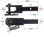 Trojan Tow Ball Mounts Hr Clevis Mount 3500KG rated - In Store Trojan HR Clevis Mount 3500KG Rated Pre Order