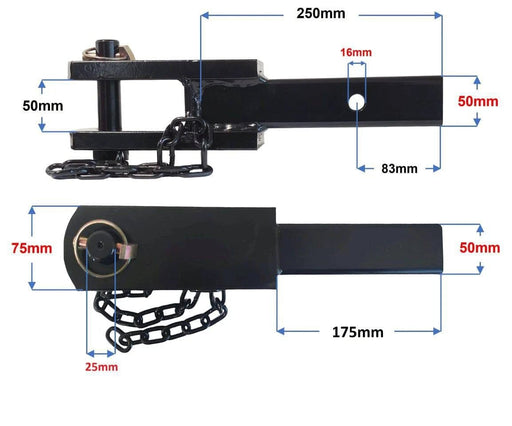 Trojan Tow Ball Mounts Hr Clevis Mount 3500KG rated - In Store Trojan HR Clevis Mount 3500KG Rated Pre Order