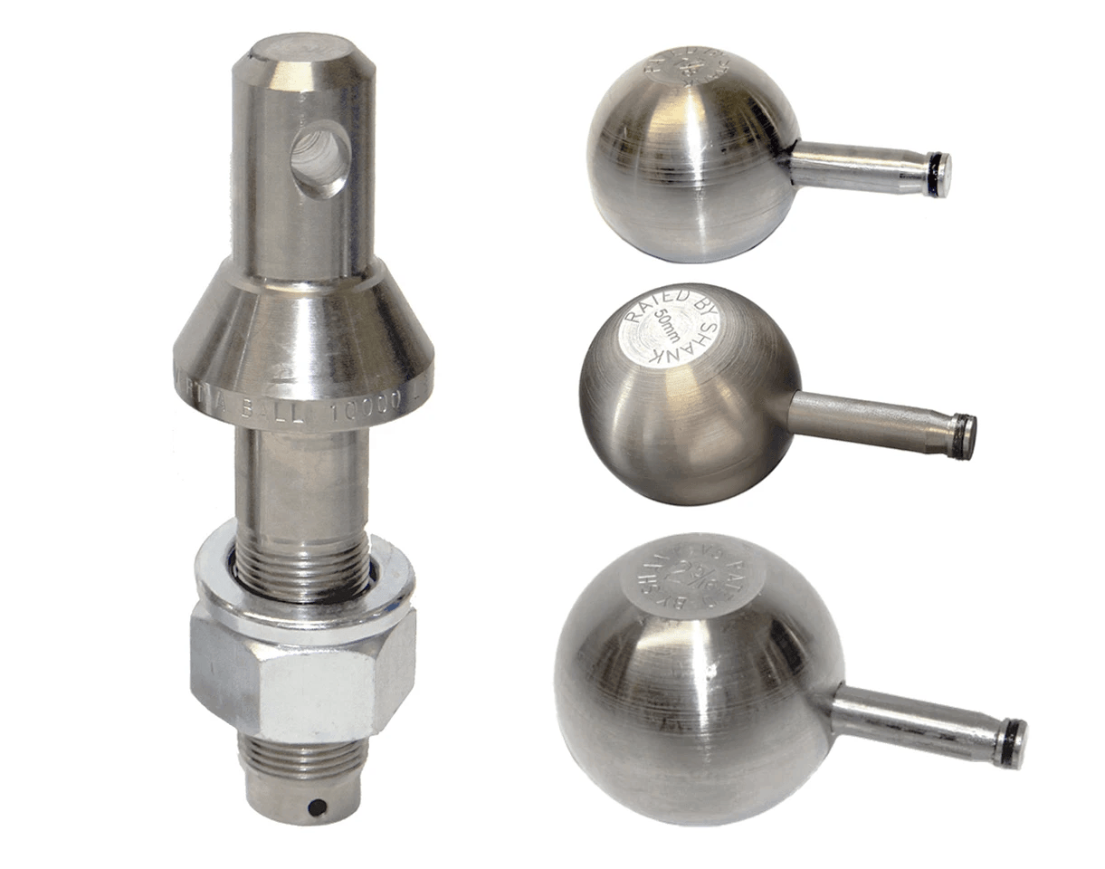 Trojan Tow Balls Convert-a-ball  1" 3 ball Stainless Steel 02T3 Trojan Convert-a-ball 3 Ball Stainless Steel 3500Kg