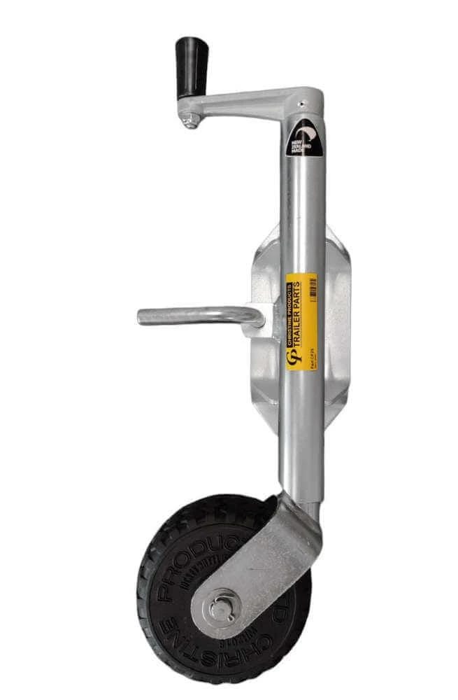 Trojan Trailer Jockey Wheels CP JW 150KG 155X65 Rubber Wheel Bolt On Trojan CP JW 150KG 155X65 Rubber Wheel Bolt On