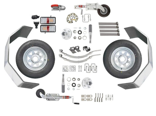 Trojan Single Axle Trailer Kit 1500KG Build Your Own Durable Cargo Trailer for DIY Enthusiasts