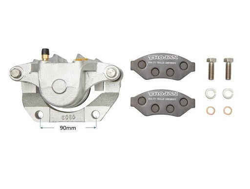 Trojan Caliper Hydraulic Cast Iron One Unit for Heavy Trailers Corrosion-Resistant SG Iron Geomet Plating – view 1