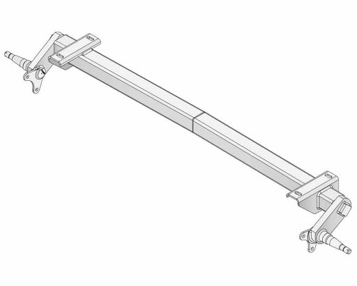 Trojan Duratorque 2200kg Straight Beam Axle Premium Heavy Duty Trailer Suspension For Custom Length Trailers – view 2