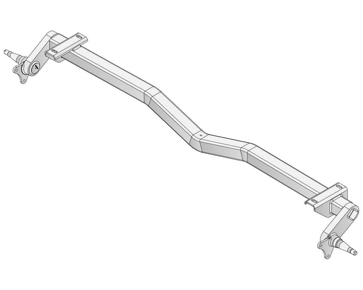 Duratorque Gull Wing Full Beam 1000 1500kg Axle Trojan Boat – view 1