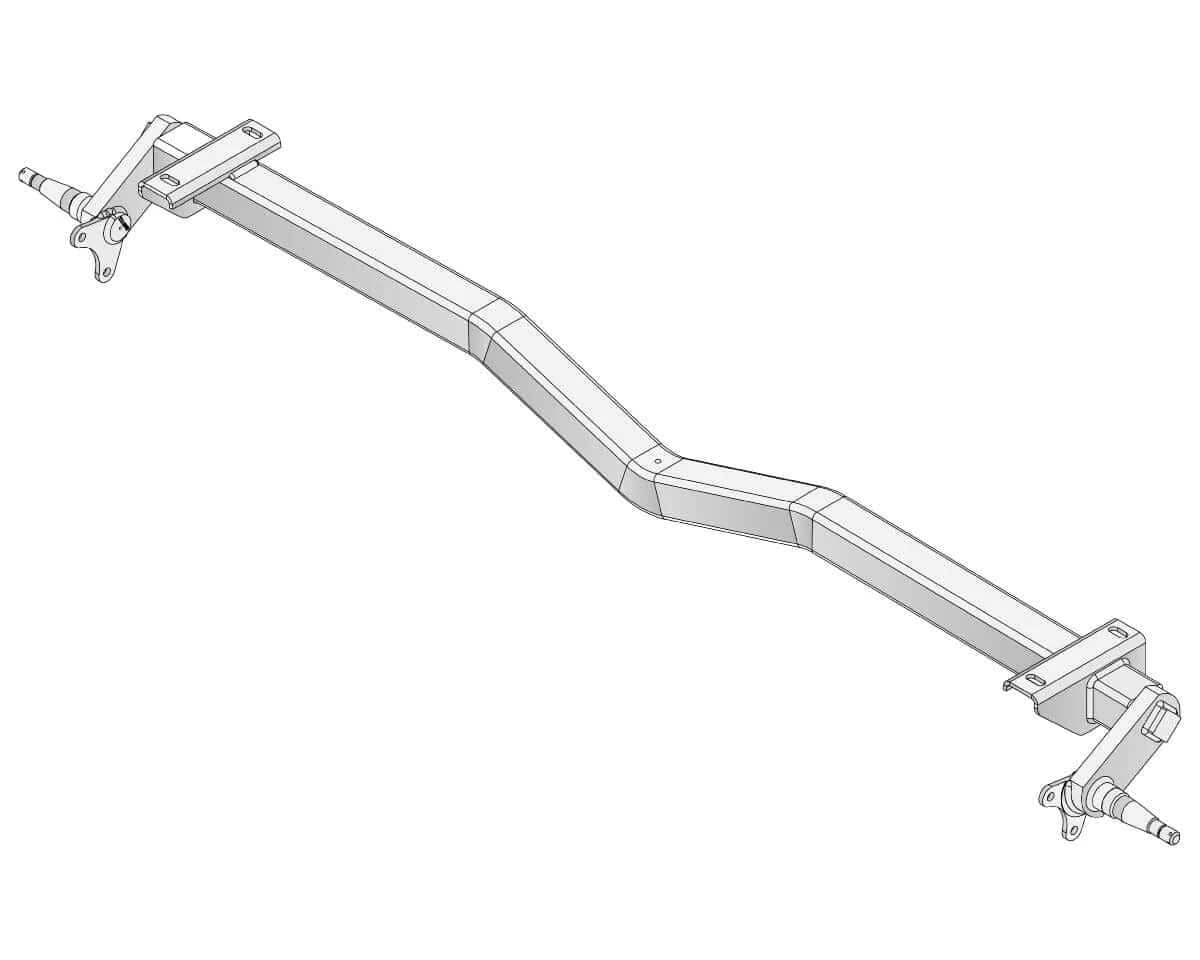 Trojan Duratorque Gull Wing Heavy Duty Trailer Suspension 1000 to 1500 kg Per Axle For Boat Trailers – view 1