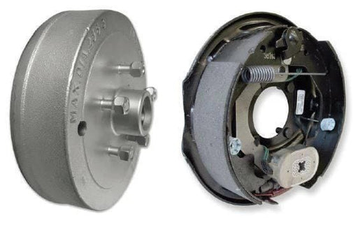Trojan Hub and Stub 10 Inch Electric Drum Braked Kit 1500kg Heavy Duty Trailer Braking System – view 1