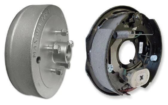 Trojan Hub and Stub 10 Inch Electric Drum Braked Kit 1500kg Heavy Duty Trailer Braking System – view 1