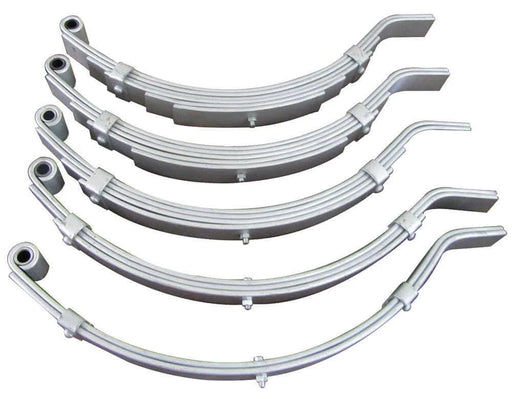 Trojan 5 Leaf Deep Slipper Spring 50mm 1720kg Heavy Duty Pair Dacromet Coated For Heavy Load Vehicles