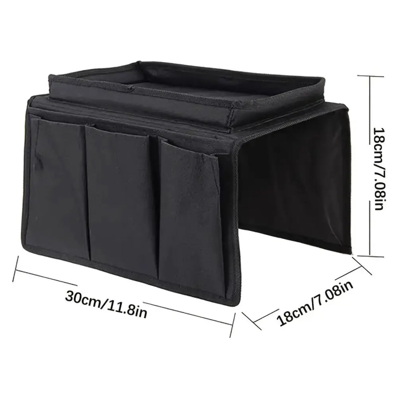 Habicare TV Remote Control Holder Sofa Armrest Organizer with Storage Pockets TV Remote Control Holder Sofa Armrest Organizer with Storage Pockets