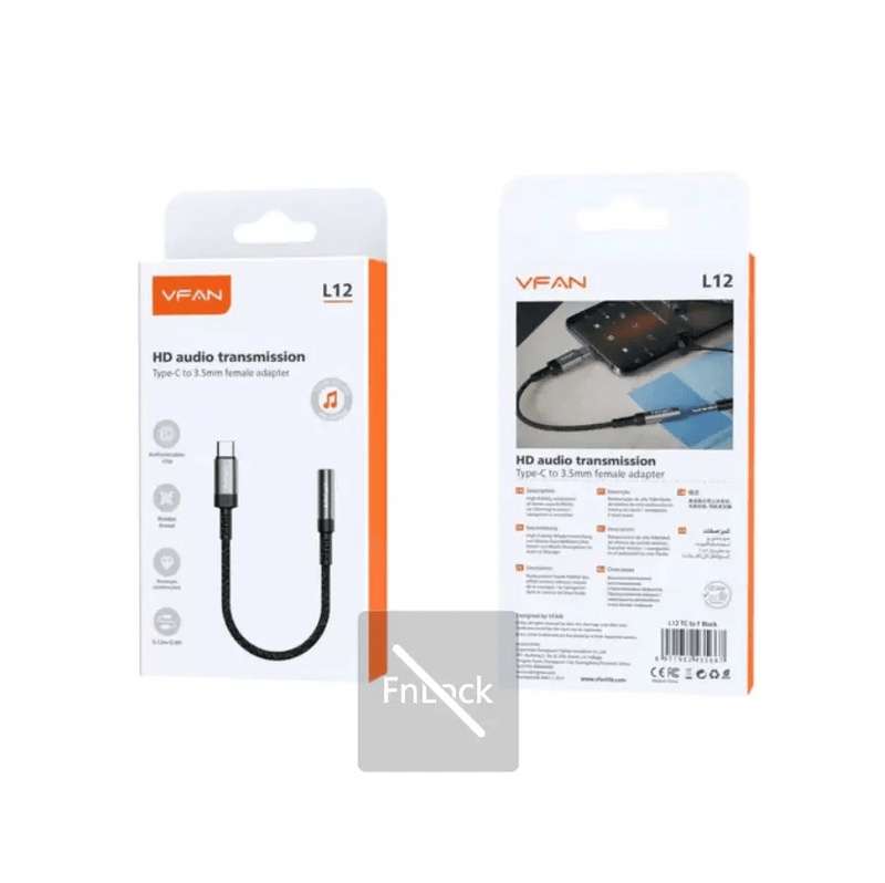 techplus Type C to 3.5mm Audio Adapter NZ L12-C Type C to 3.5mm Audio Adapter NZ L12C for USB C Devices